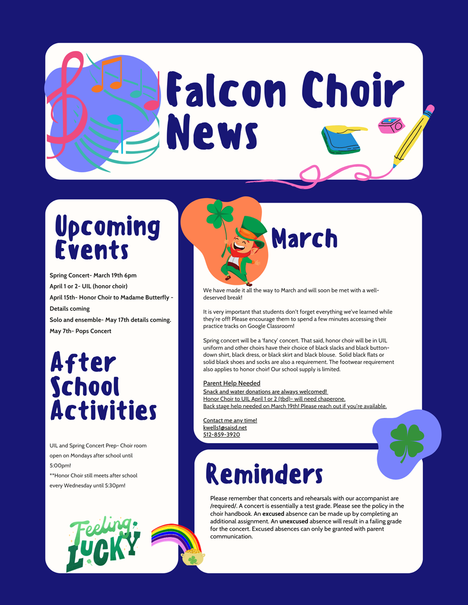 choir newsletter